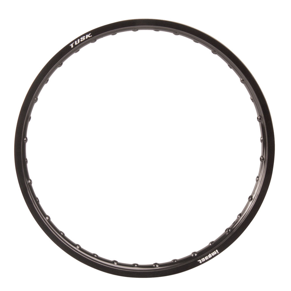 Tusk 1420220014 Impact Rim - Front 28 Spoke Hole, 17 x 1.4 Black