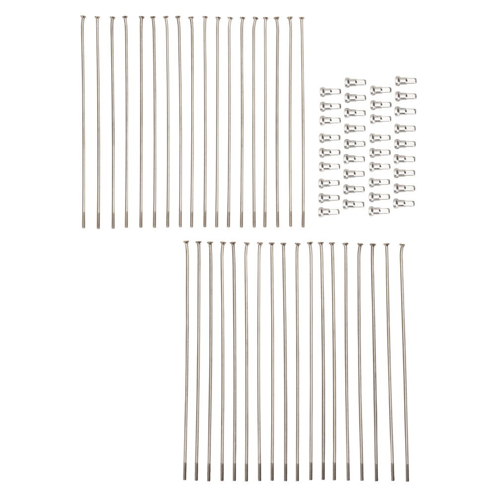 Tusk 1420280057 Motorcycle Spoke Kit - Front 12" Silver Spoke/Silver Nipple