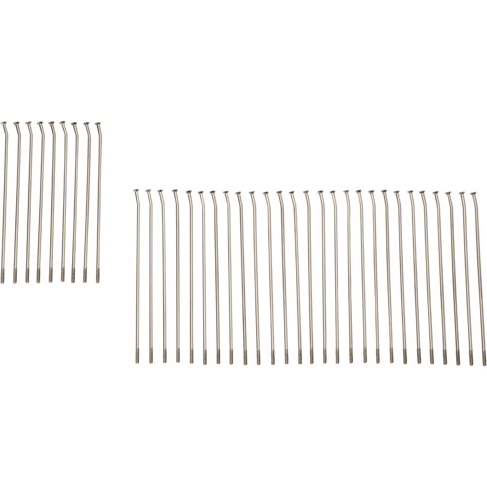 Tusk 1420290059 Motorcycle Spoke Kit - Rear 18" Silver Spoke/Silver Nipple