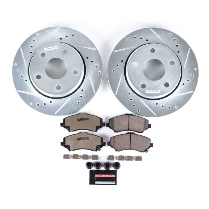 PowerStop K3097-36 07-17 fits Jeep Wrangler Front Z36 Truck & Tow Brake Kit