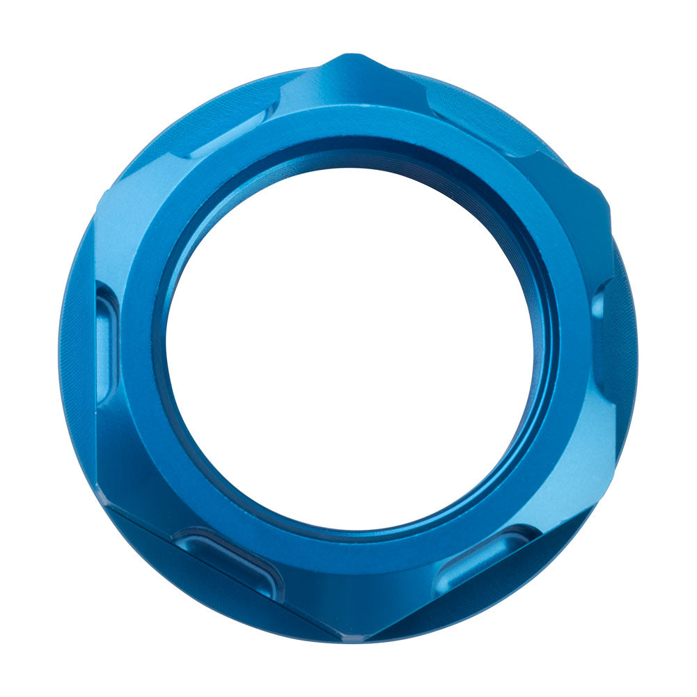 Tusk 1435080003 Billet Aluminum Steering Stem Nut  Blue