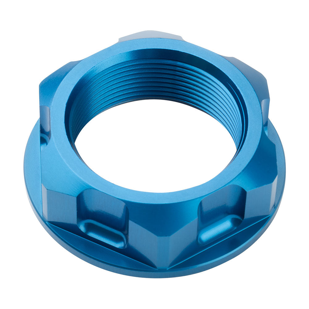 Tusk 1435080003 Billet Aluminum Steering Stem Nut  Blue