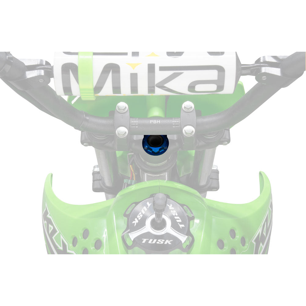 Tusk 1435080004 Billet Aluminum Steering Stem Nut  Blue