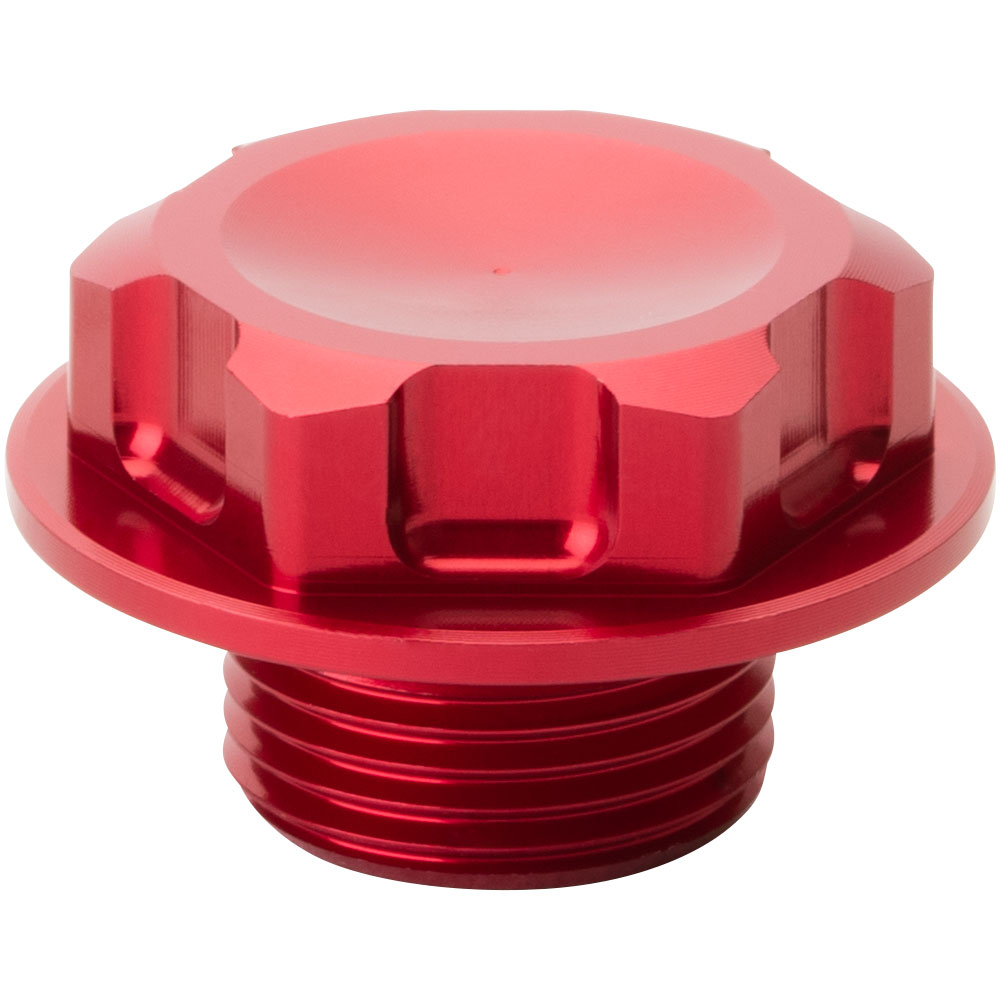 Tusk 1435080011 Billet Aluminum Steering Stem Nut  Red