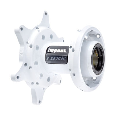 Tusk 1437270012 Impact Motorcycle Hub - Front  White
