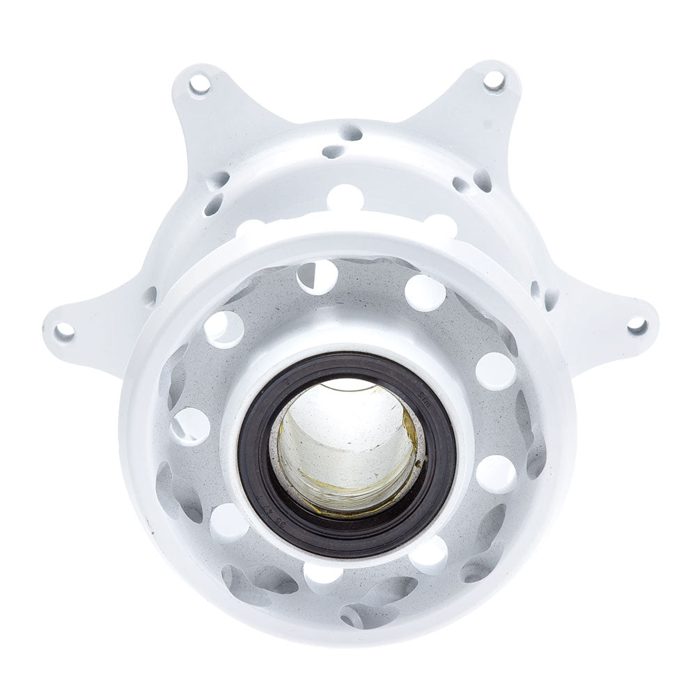 Tusk 1437270012 Impact Motorcycle Hub - Front  White