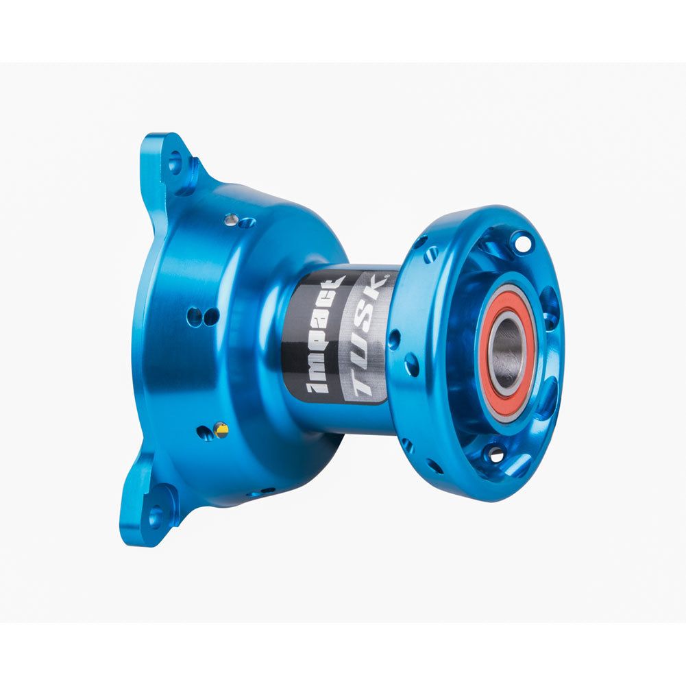 Tusk 1437270025 Impact Motorcycle Hub - Front Blue