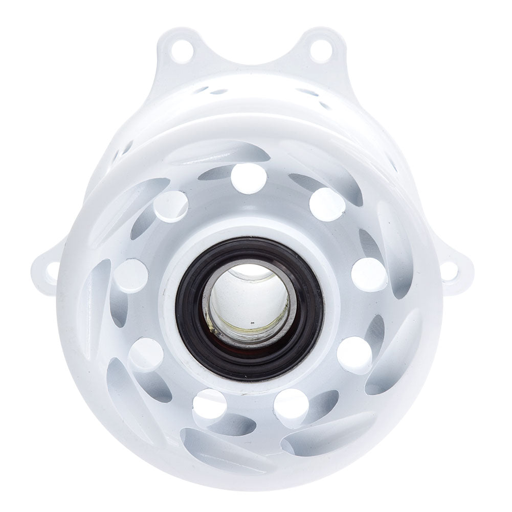 Tusk 1437270029 Impact Motorcycle Hub - Front  White