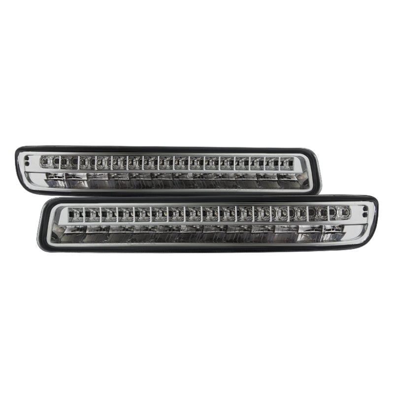 xTune 9029318 99-06 fits GMC Sierra (Excl Denali) Full LED Bumper Lights - Chro