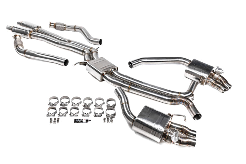 VR VR-RS7C7-170S Performance fits Audi RS7/RS6 Stainless Valvetronic Exhaust System with Carbon Tips