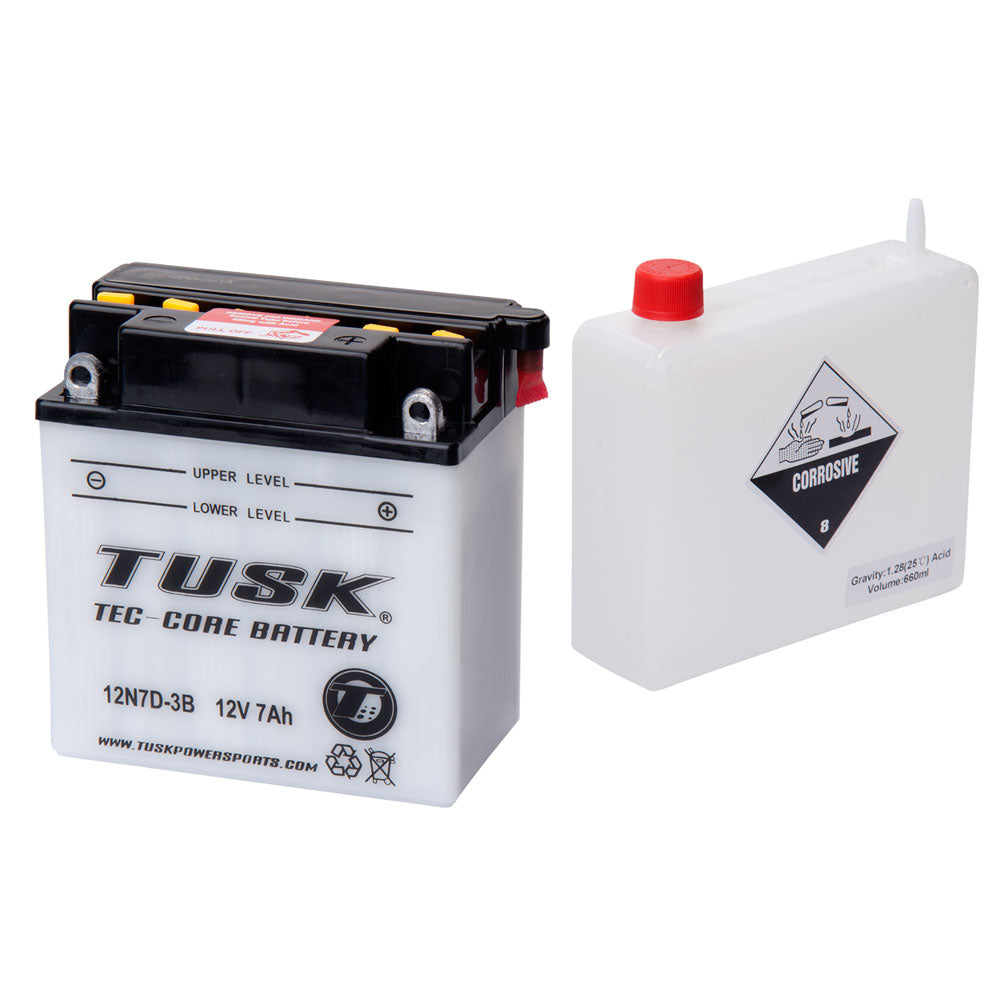Tusk 1461700023 Tec-Core Battery with Acid 12N7D3B
