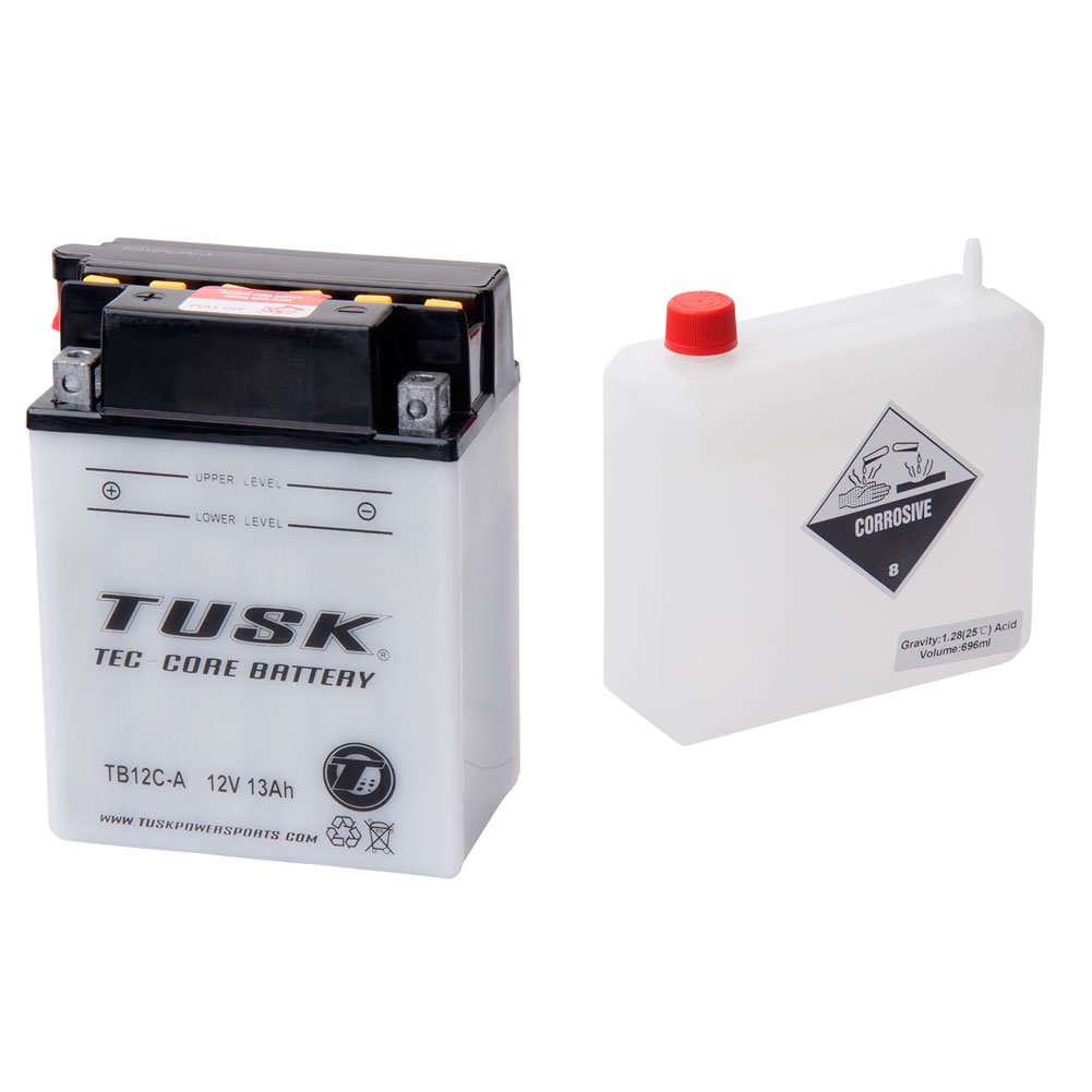 Tusk 1461700027 Tec-Core Battery with Acid TB12CA