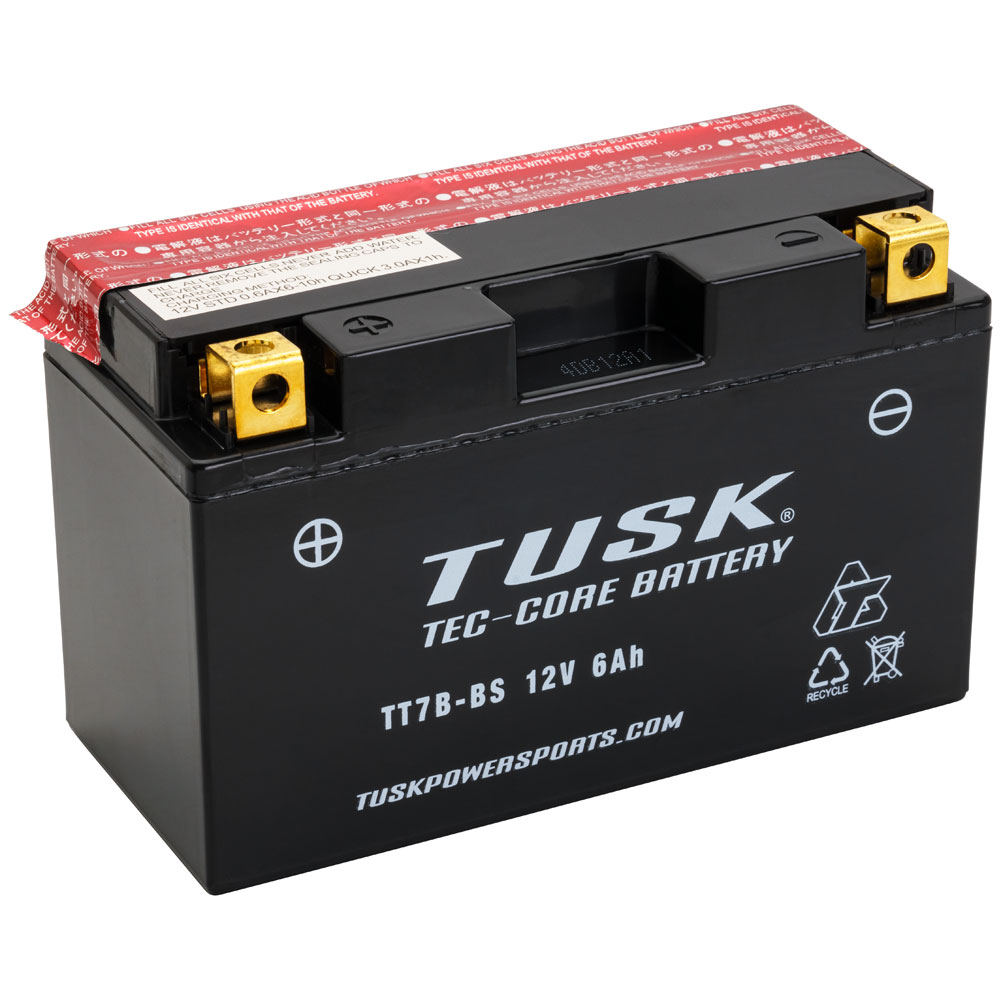Tusk 1461700051 Tec-Core Battery with Acid TT7B-BS Maintenance-Free