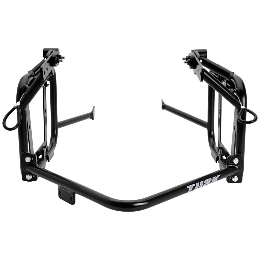 Tusk 1467340108 Aluminum Panniers with Pannier Racks V2 Large Silver