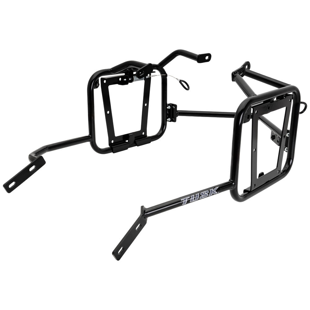 Tusk 1467340112 Aluminum Panniers with Pannier Racks V2 Large Silver