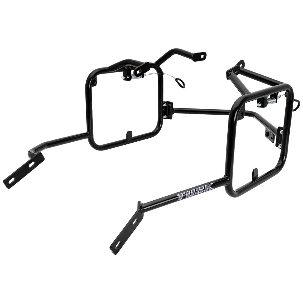 Tusk 1467340112 Aluminum Panniers with Pannier Racks V2 Large Silver