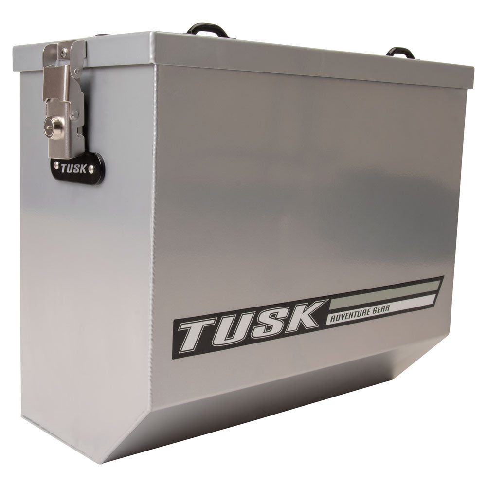 Tusk 1467340124 Aluminum Panniers with Pannier Racks V2 Medium Silver