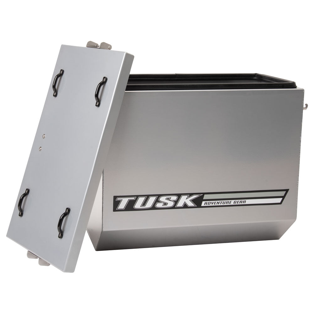 Tusk 1467340175 Aluminum Panniers with Pannier Racks V2 Medium Silver