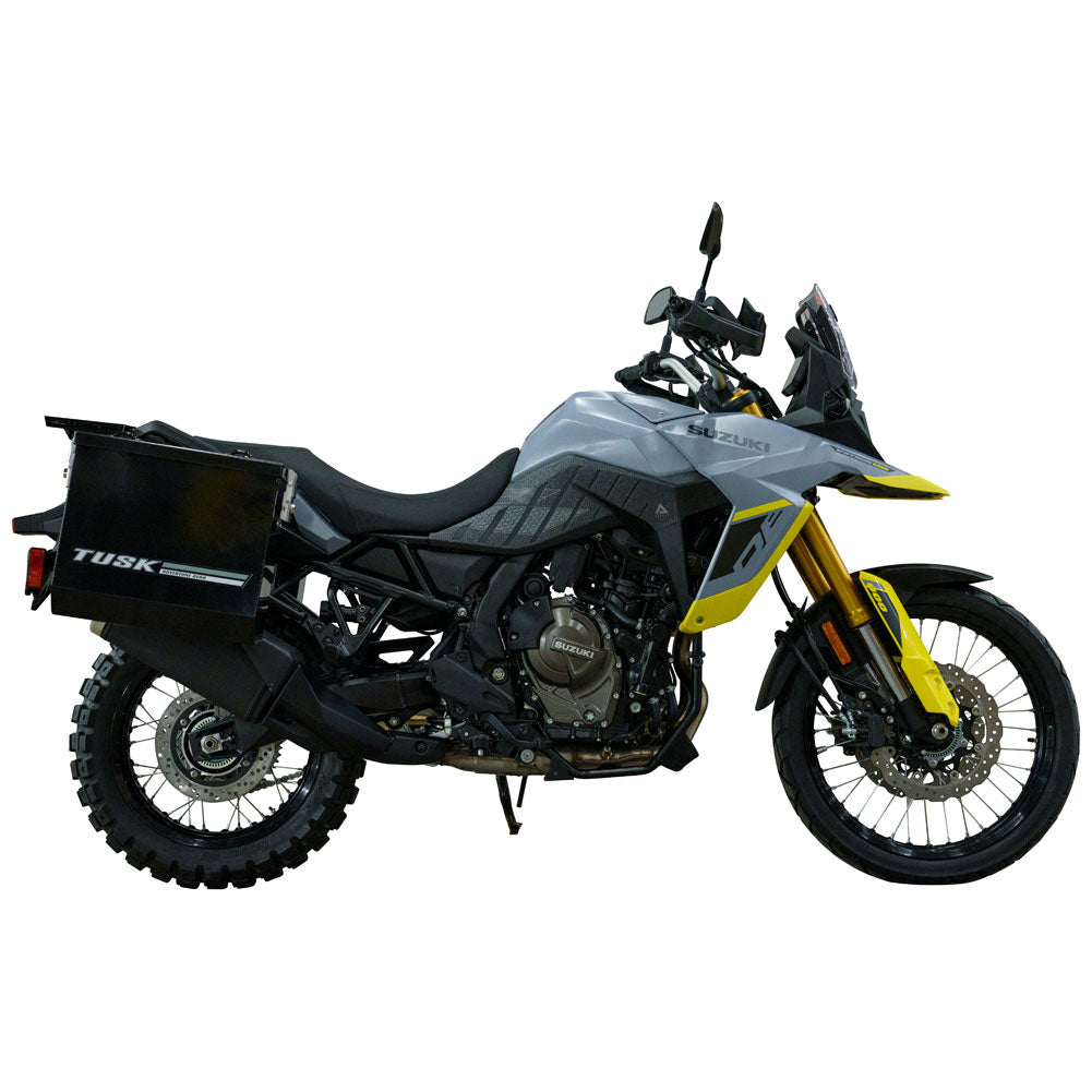 Tusk 1467340191 Aluminum Panniers with Pannier Racks V2 Medium Black