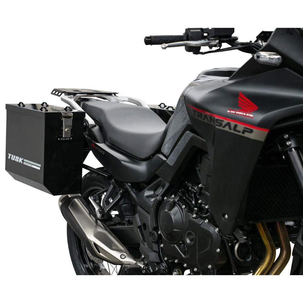 Tusk 1467340195 Aluminum Panniers with Pannier Racks V2 Medium Black