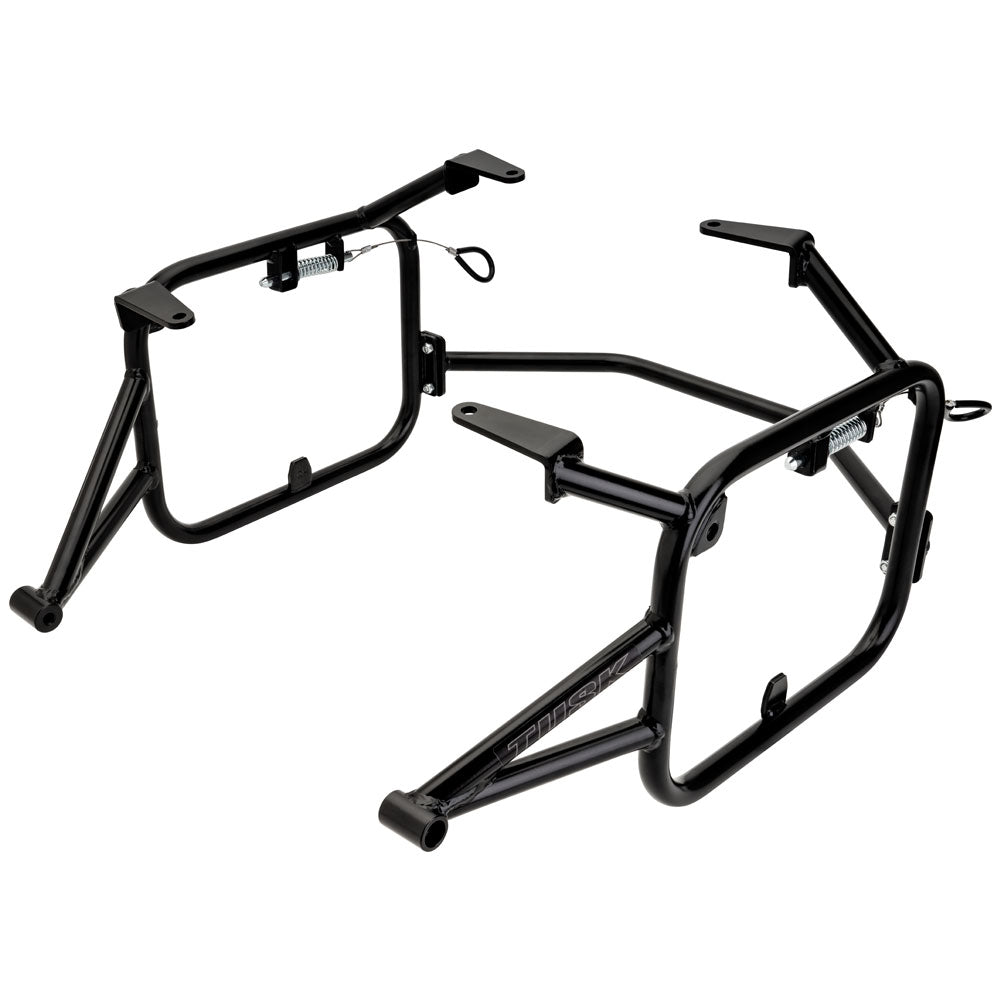 Tusk 1467340207 Aluminum Panniers with Pannier Racks V2 Large Silver