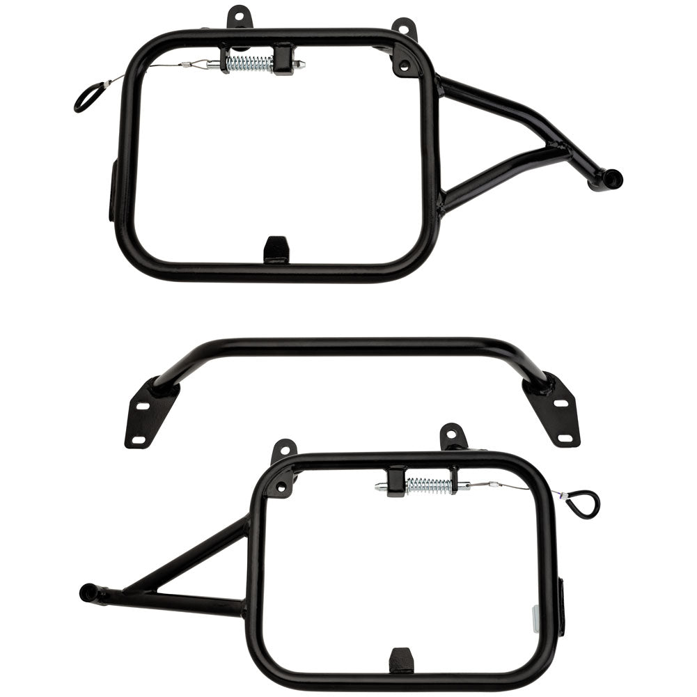 Tusk 1467340211 Aluminum Panniers with Pannier Racks V2 Large Silver