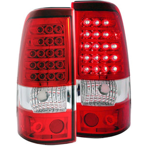 ANZO 311007 2003-2006 fits Chevrolet Silverado 1500 LED Taillights Red/Clear