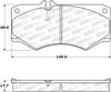 Stoptech 308.0927 Street Brake Pads