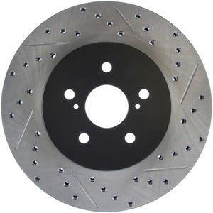Stoptech 127.44130L 04 Lexus RX330 SportStop Slotted & Drilled Left Rear Rotor
