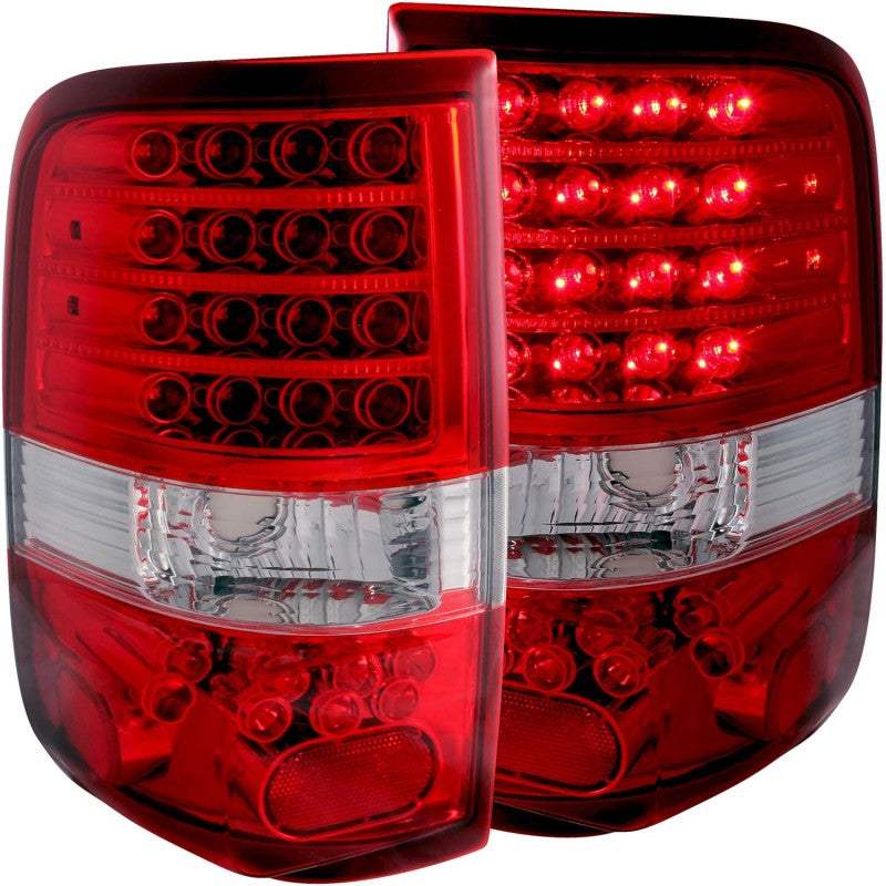 ANZO 311022 2008 fits Ford 04-20 F-150 LED Taillights Red/Clear