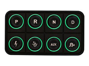 AEM 30-8400 EV 8 Button Keypad CAN Based Programmable Backlighting