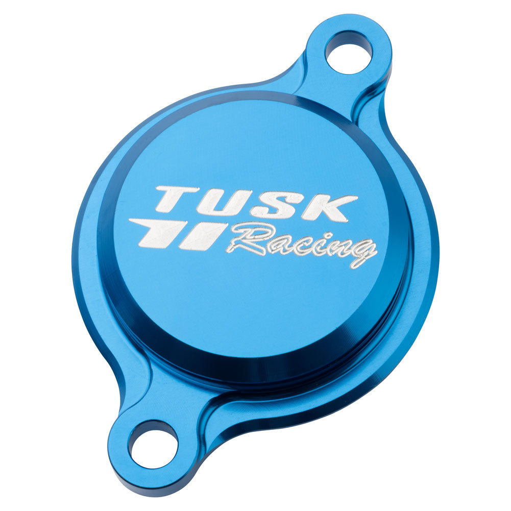 Tusk 1484210012 Aluminum Oil Filter Cover  Blue