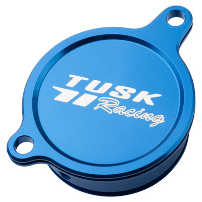 Tusk 1484210013 Aluminum Oil Filter Cover  Blue