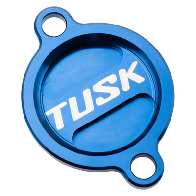 Tusk 1484210015 Aluminum Oil Filter Cover  Blue