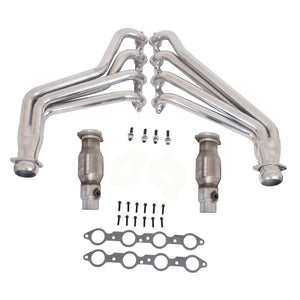 BBK  40210 Camaro LS3 L99 Long Tube Exhaust Headers With Converters - 1-3/4 Silv