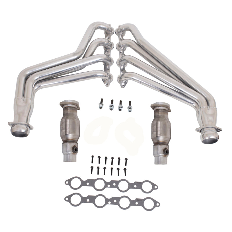 BBK  40210 Camaro LS3 L99 Long Tube Exhaust Headers With Converters - 1-3/4 Silv