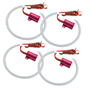 Oracle 05-10 Dodge Charger LED Headlight Halo Kit - Blue