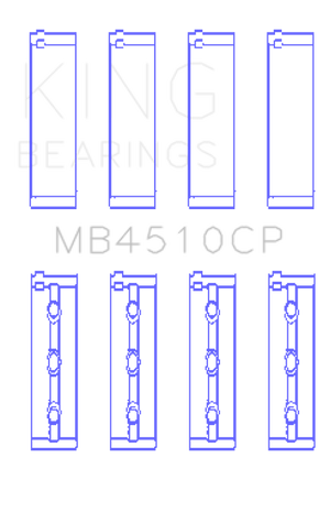 KING KINGMB4510CP0.5 fits KING MB4510CP0.5 Engine Bearings fits Nissan Vq40DE (