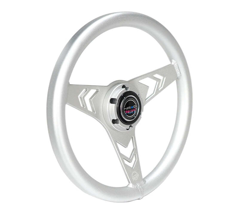 NRG RST-070-SL RST-070-SL Aluminum Steering Wheel 330mm - Arow Cutout -