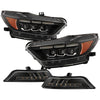 Spyder 5089335 15-17 fits Ford Mustang LED Headlights - Black (PRO-YD-FM15AP-GR