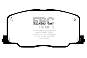 EBC UD356 90-91 fits Lexus ES250 2.5 Ultimax2 Front Brake Pads