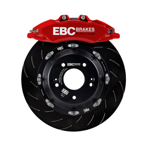 EBC Racing 17-21 fits Honda Civic Type-R (FK8) Red Apollo-6 Calipers 380mm Rotor