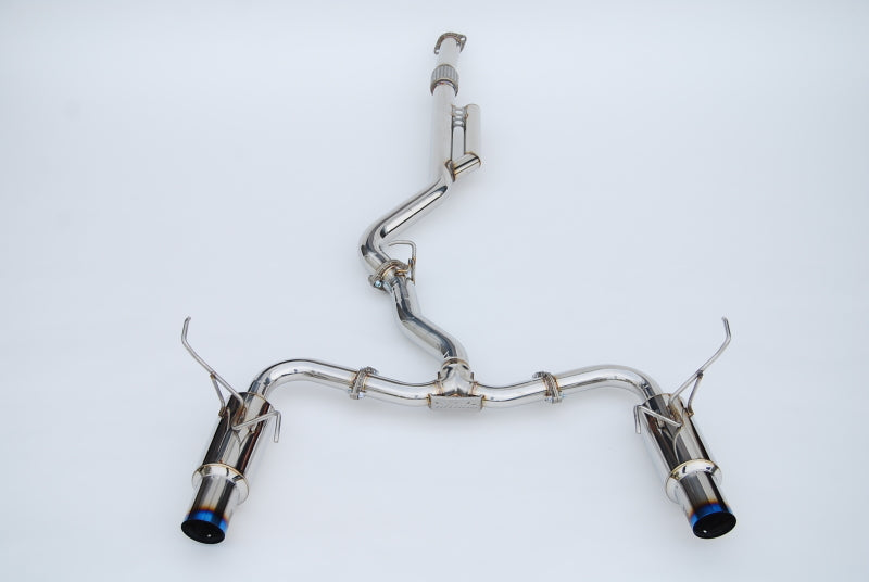 Invidia HS22WRXGTT 2022+ fits Subaru WRX N1 Twin Outlet Single Layer Tip Cat-Back Exhaust