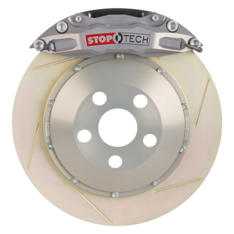 StopTech 83.163.4300.R3 fits BMW 88-91 M3 Trophy Sport Big Brake Kit Silver Caliper Slotted 2Pc. Rotor Front Upgrade Kit