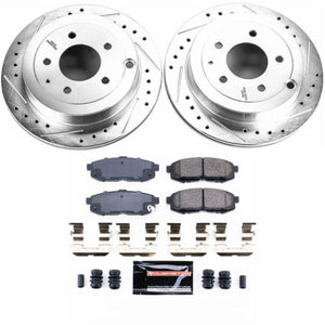 PowerStop K4601 fits Mazda 04-06 MPV Rear Z23 Evolution Sport Brake Kit