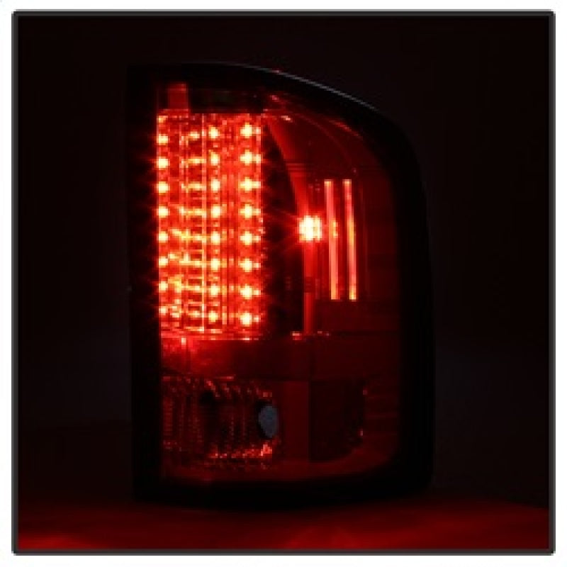 Spyder 5001801 fits Chevy 07-13 Silverado LED Tail Lights Red Smoke ALT-YD-CS07