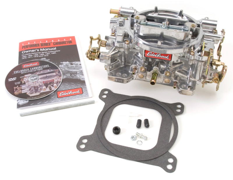 Edelbrock 1407 Carburetor Performer Series 4-Barrel 750 CFM Manual Choke Satin Finish