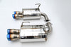 Invidia HS22SW4AQ4RTL 22+ fits Subaru WRX Q300 3.5in. Rolled Dual Wall T.I Tip A