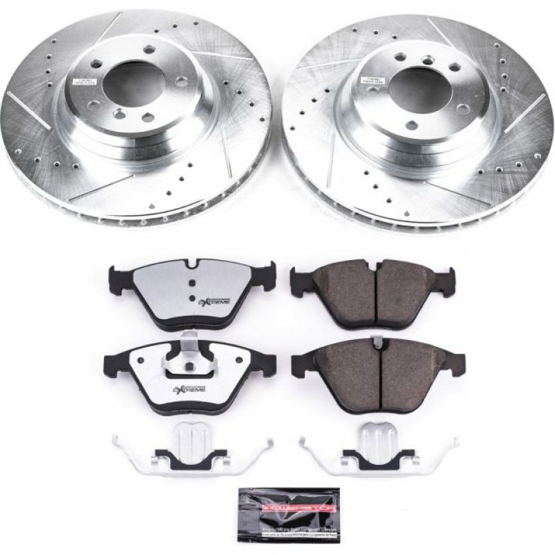 PowerStop K6058-26 11-13 fits BMW 335i xDrive Front Z26 Street Warrior Brake Kit