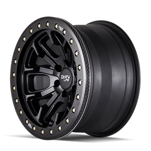 Dirty Life 9303-7985MB38 9303 DT-1 17x9 / 5x139.7 BP / -38mm Offset / 108mm Hub Matte Black Wheel - Beadlock